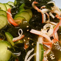 みどり☆ミ's cooksnap of when they made 【簡単・時短】きゅうりとわかめの酢の物.