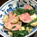 ズッキーニ侍's cooksnap of when they made 簡単タパス　マッシュルームとほうれん草.