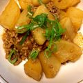 むっちまみー's cooksnap of when they made 大根と豚ミンチの味噌炒め.
