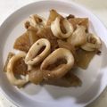 muzi's cooksnap of when they made 絶品！イカと大根のバター醤油炒め☆.