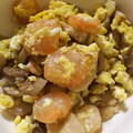 シュガーレス仔's cooksnap of when they made エリンギとむきエビの玉子炒め.