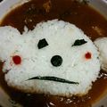 curisupin's cooksnap of when they made 申年＊おさるさんのデコカレー.