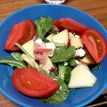 sava1125's cooksnap of when they made りんごとクリチのおもてなし生ハムサラダ.
