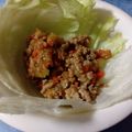 クックVC8SJ1☆'s cooksnap of when they made 豚挽肉の甘辛レタス包み.