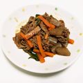 きえのすけ's cooksnap of when they made 牛肉と糸こんにゃくの甘辛炒め.