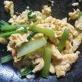 クッキングホチョ's cooksnap of when they made 小松菜のピリ辛卵炒め.