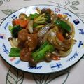 nyangomama's cooksnap of when they made リメイク☆鶏の唐揚げの甘酢あんかけ.