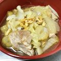 ぁりさちん's cooksnap of when they made にんにくたっぷり！塩豚のセロリスープ.
