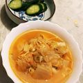 晴～♪'s cooksnap of when they made 一人暮らしのじゃがいもの味噌チゲ.