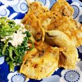 じんとっと's cooksnap of when they made 簡単おつまみ☆牡蠣のジョン（韓国チヂミ）.