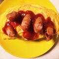 にこにこらむりん's cooksnap of when they made ハロウィンオムライスヽ(‾д‾;)ノ.