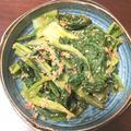 ステルトミチル's cooksnap of when they made 甘くない、小松菜ゴマ和え.