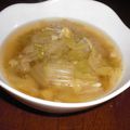 ユハラ's cooksnap of when they made 白菜たっぷり！！にんにくスープ！.