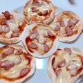 あずき312's cooksnap of when they made ピザ（余った餃子の皮で）.