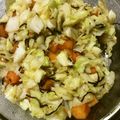 つくもぐ's cooksnap of when they made 柿とキャベツの塩昆布サラダ(*´∀｀*).