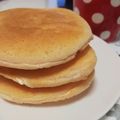 hammarr's cooksnap of when they made たまご1つで！プロテインパンケーキ.