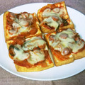 ＊coron＊'s cooksnap of when they made 厚揚げピザ.