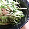 つばき417's cooksnap of when they made さっぱり水菜とツナのサラダ.