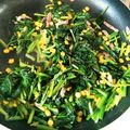 にょりんいこ's cooksnap of when they made ほうれん草・コーン・ベーコン炒め.