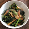 ulalan's cooksnap of when they made 大根の葉とさつま揚げの炒め物♪.