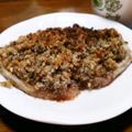 STimeBlues's cooksnap of when they made ガッツリ！豚肉のマスタードパン粉焼き.