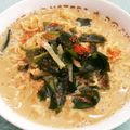 こげ岡's cooksnap of when they made わかめ豆乳味噌ラーメン.