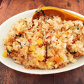 komugiko4's cooksnap of when they made たくあん と しらすと大葉の炒飯.