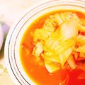 こうてんだいすき's cooksnap of when they made 鶏もも肉と白菜のトマト煮.