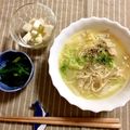 Ri→chan's cooksnap of when they made 生姜でポカポカ☆白菜とエノキのスープ.
