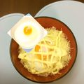 ☆なあなクック☆'s cooksnap of when they made お皿ひとつで超簡単✨綺麗な目玉焼き♡.