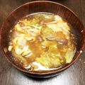 mmomoxoxo's cooksnap of when they made しめじとレタスの卵スープ.