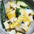 クックY08S17☆'s cooksnap of when they made 高野豆腐とオクラの卵とじ.