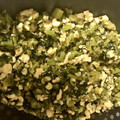 ayaたろう's cooksnap of when they made かぶの葉とひき肉のそぼろ炒め.