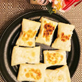 pon1029's cooksnap of when they made 餃子の皮でちび春巻き★カレーマヨちくわ.