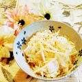 ももちゃんのれしぴ's cooksnap of when they made 蒸らすだけ♡もやしオイルごはん.