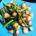 ツバミックス's cooksnap of when they made 簡単おつまみ☆大根とにんにくの芽炒め.