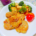 うたかた。's cooksnap of when they made はんぺんとれんこんのはさみ照り焼き.
