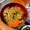にゃにゃあすけ's cooksnap of when they made にらと白菜の具だくさんスープ♪.