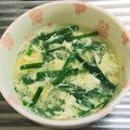 もぐ・ω・くま's cooksnap of when they made にらと卵の中華スープ.