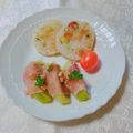 yesmama's cooksnap of when they made シャキッ♬蓮根のポテト詰め.