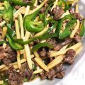 ゆづ七味's cooksnap of when they made 簡単☆大量消費 ピーマンの青椒肉絲.