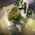 yurippii's cooksnap of when they made 鯖のアラ汁.