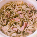 minicha12's cooksnap of when they made きのことベーコンの炊き込みご飯.