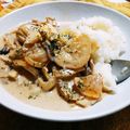 にらねーちゃん's cooksnap of when they made 舞茸とベーコンのクリーム煮.
