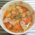 もぐ・ω・くま's cooksnap of when they made ウェイパーでコンソメ風スープ.