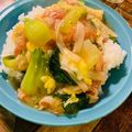 チャックねこ☆'s cooksnap of when they made チンゲン菜のカニ餡掛け風♪.