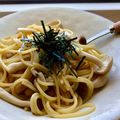 mahalo_86's cooksnap of when they made カフェメニュー♥簡単納豆しめじ和風パスタ.