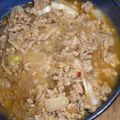 mipoママ's cooksnap of when they made 豚ひきと春雨のシンプル炒め☆キムチ風味♪.