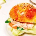 クックJ2UU1G☆'s cooksnap of when they made 簡単ハンバーガー　～バンズ～.