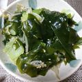まるこにー's cooksnap of when they made 副菜に♪青梗菜とツナとわかめのナムル.